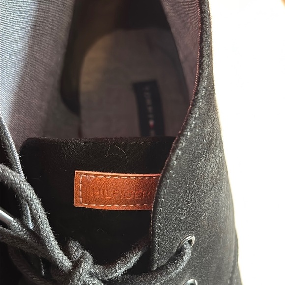 Tommy Hilfiger Black Chukka Boots with Suede Finish - Picture 2 of 8